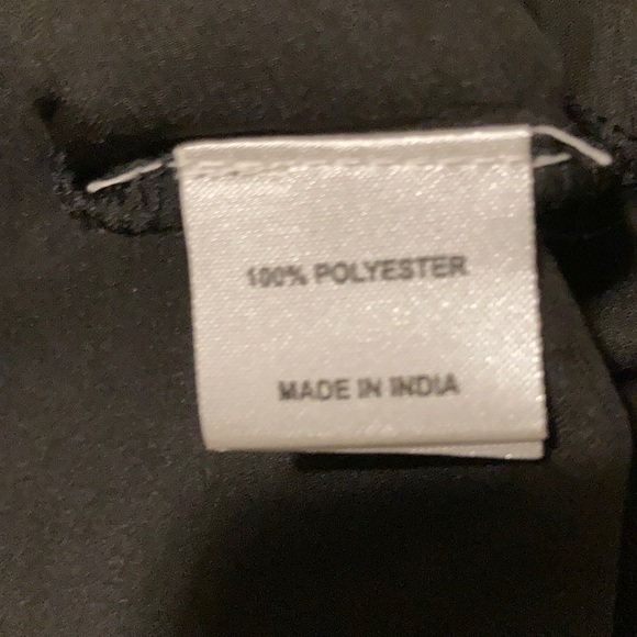 Black, Satin-Finish Long Tunic, Size 2 - Picture 5 of 7